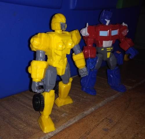 Dos Figuras Hero Mashers Hasbro: Optimus Prime Y Bumblebee