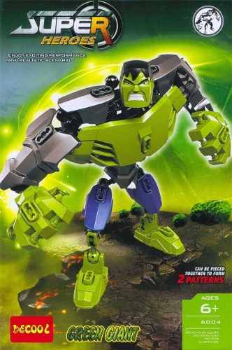 Figura Armable Hulk Geek Me Estilo Lego