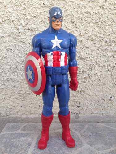 Figura De Capitán América 30 Cm Marvel Original De Hasbro