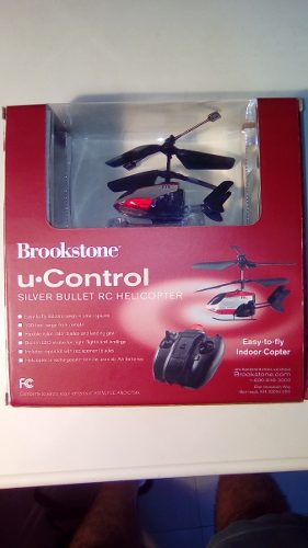 Helicoptero Radio Control Miniatura Brookstone Aeromodelo
