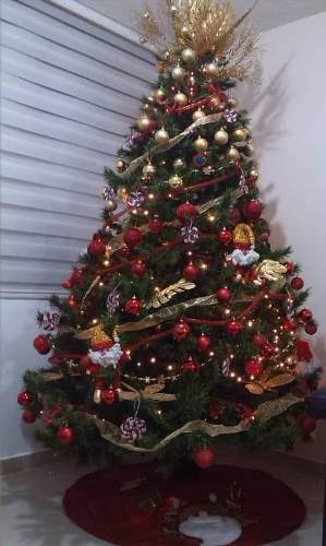 Hermoso Árbol De Navidad Decorado