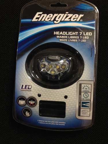 Linterna De Cabeza Frente Energizer 7 Leds 58 Lumens Vision