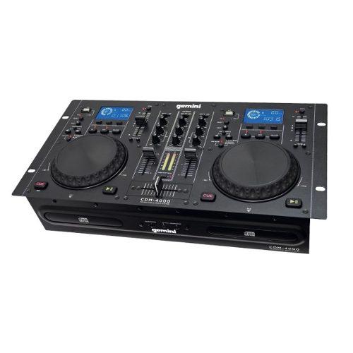 Mezclador Gemini 4000 Cd Usb Dj Media Player