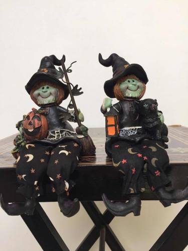 Muñecas Decoración De Halloween Brujas Importadas