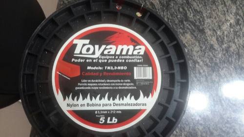 Nylon Para Desmalezadoras Toyama 3.3mm X 212mts