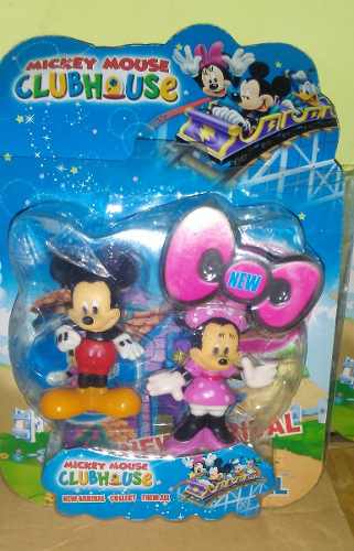 Set De Figuras De Mickey Y Minnie Mouse Club House!!!!