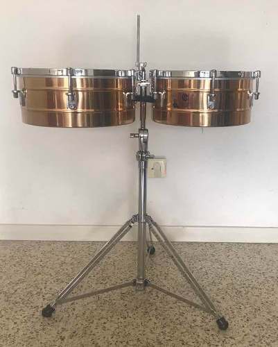 Timbal Timbales Lp Tito Puente Bronce  (no Cambios)