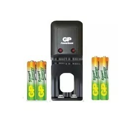 Cargador Gp Con Pilas 2aa Y 2aaa mah Recargables