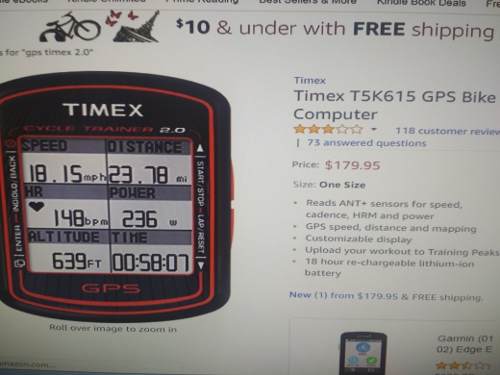 Gps Timex Cicle Bike Computer