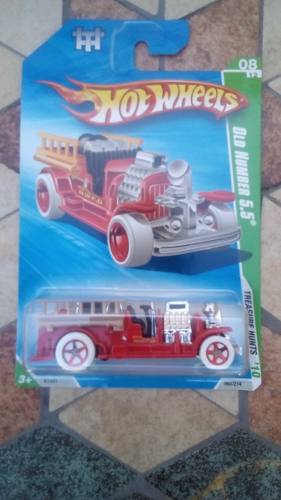 Hotwheels Treasure Hunt Camion Bomberos Antiguo Regular New!