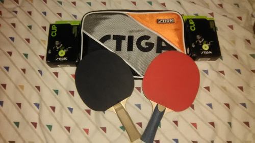 Juego De Raquetas De Ping Pong Marca Stiga