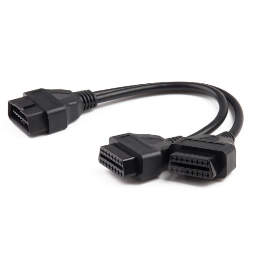 ]]] Obd2 16pin - Cable Y - Extensión Macho A Dos Hembras