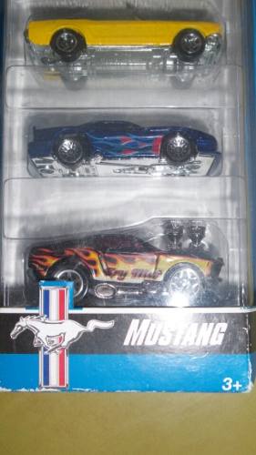Pack De 5 Hot Wheels Mustang