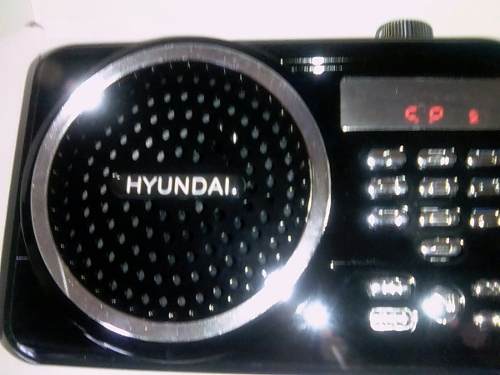 Radio Recargable Reproductor Mp3 Usb Micro Sd Hyundai