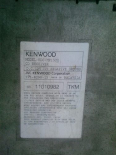 Reproductor Cd. Usb Kenwoo