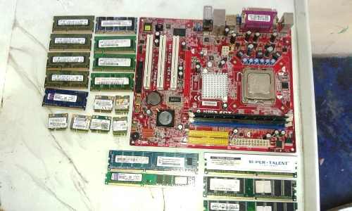 Tarjeta Madre 775 Msi+procesador Dual Core+memoria Ram Ddr2