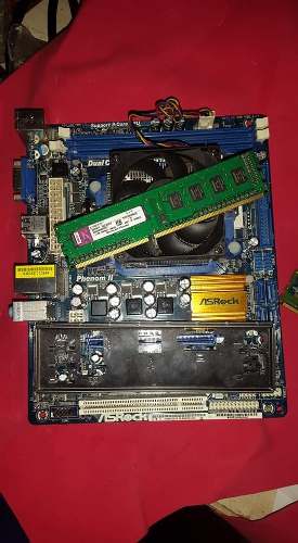 Tarjeta Madre Asrock Amd + Pro 1.8 + 2gb Ddr3