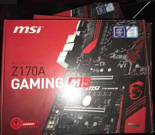 Tarjeta Madre Msi Z170a Gaming M5 Nueva Para Intel 