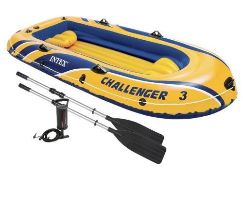 Bote Challenger 3 Intex Capacidad Para 3 Personas