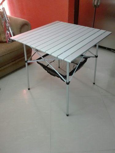 Mesa Plegable Portátil Aluminio