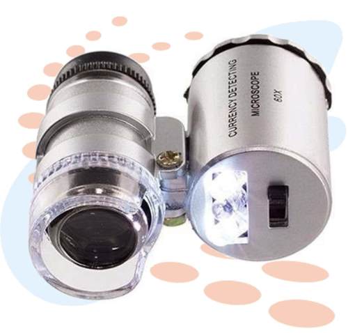 Microscopio Lupa Zoom 60x Led Digit 988 Detect Joyero Divisa