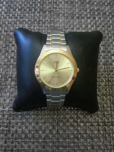 Reloj Casio Original Caballero Metal Doble Tono