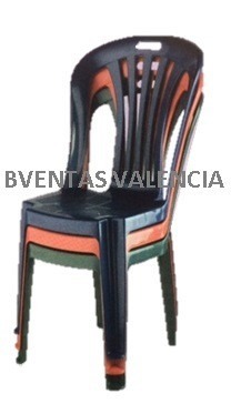 Silla Plastica Elegance Manaplas Sin Apoya Brazos