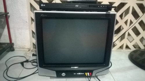 Combo Tv Sharp Xflat Plus 20 Convencional Y Bluray Lg Bd640