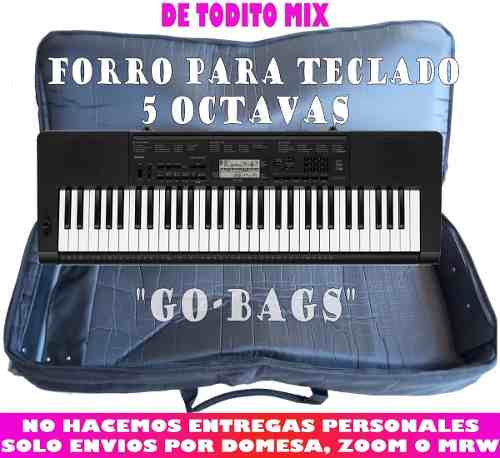 Forro Teclado Con Ruedas Importado Marca Go-bags