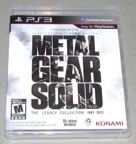 Juego De Ps3 Fisico Metal Gear Solid The Legacy Collection