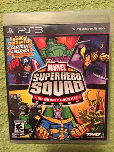 Juego Ps3 Original Usado Marvel Súper Hero Squad