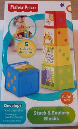 Juguete Fisher Price Cubos Para Bebes