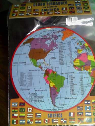 Mapa Mundial,globo Terráqueo
