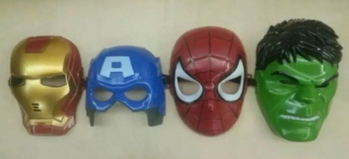 Mascaras Avengers Capitan Spiderman Hulk Iroman Juguetes