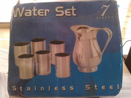 Nuevo De Paquete Water Set 100% Acero Inoxidable Stainless