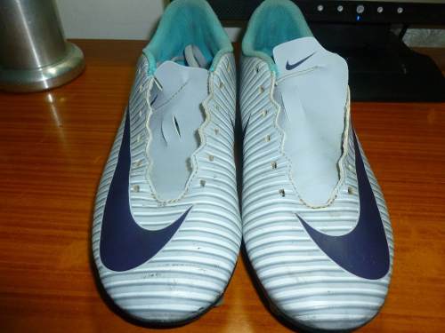 Zapatos Guayos De Futbol Campo Nike Mercurial Talla 38 Ccs