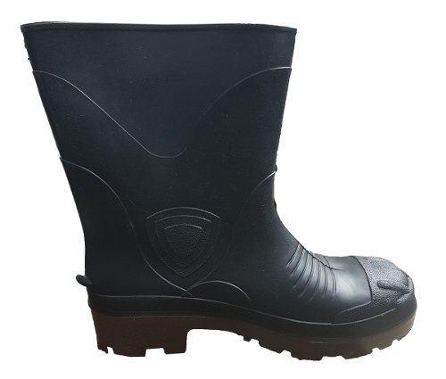 Botas De Seguridad Pvc Goma Caña Corta Oferta Punta De