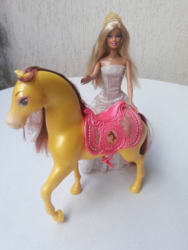 Caballo Barbie Y Princesa Original Mattel