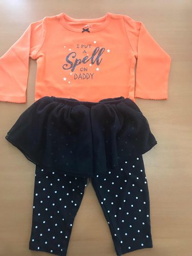 Carters Conjunto De Bebe Talla 12 Meses Usando