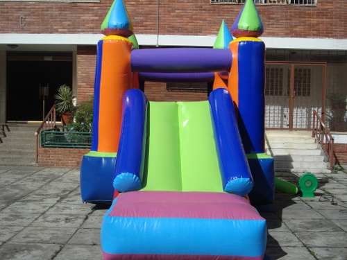 Colchón Inflable Castillo Con Tobogan