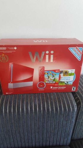 Consola De Videojuegos Wii Edición Especial Roja Y 8 Juegos