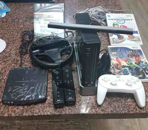 Nintendo Wii +2 Controles Chipiado +accesorios
