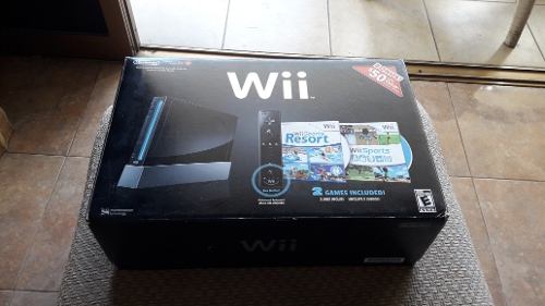 Nintendo Wii Black Edition Listo Para Jugar!