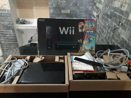 Nintendo Wii Consola Negro Poco Uso