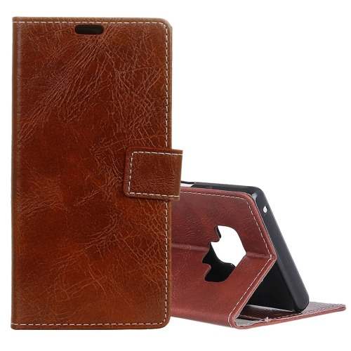 Retro Caballo Horizontal Flip Funda Cuero Para Note 9