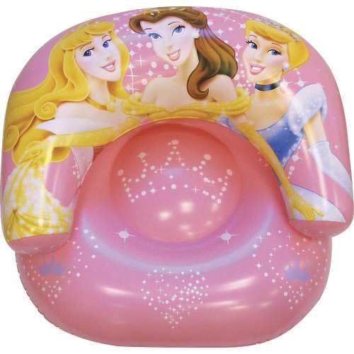 Silla Inflable De Princesas Disney Niñas Puff