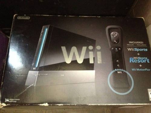 Wii Black Como Nuevo