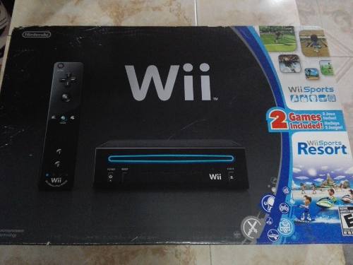 Wii Con 2 Juegos Y 2 Controles