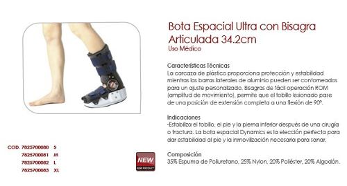 Bota Espacial Con Bisagra Ultra cm Xl