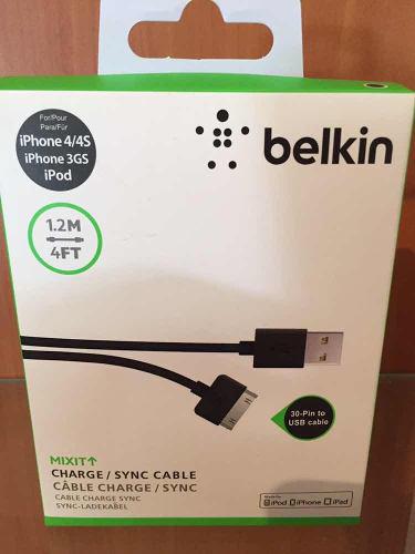Cable Datos Iphone 3, 4 & Ipod Belkin Tienda Física Maracay